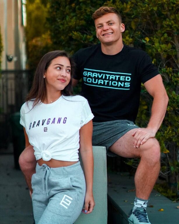 Affaf Buslach with her Boyfriend