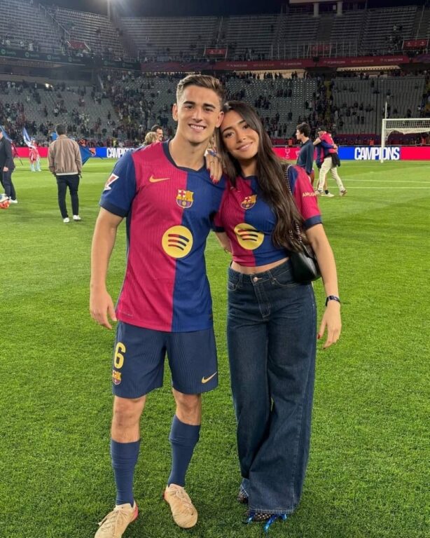 Gavi with Ana Pelayo