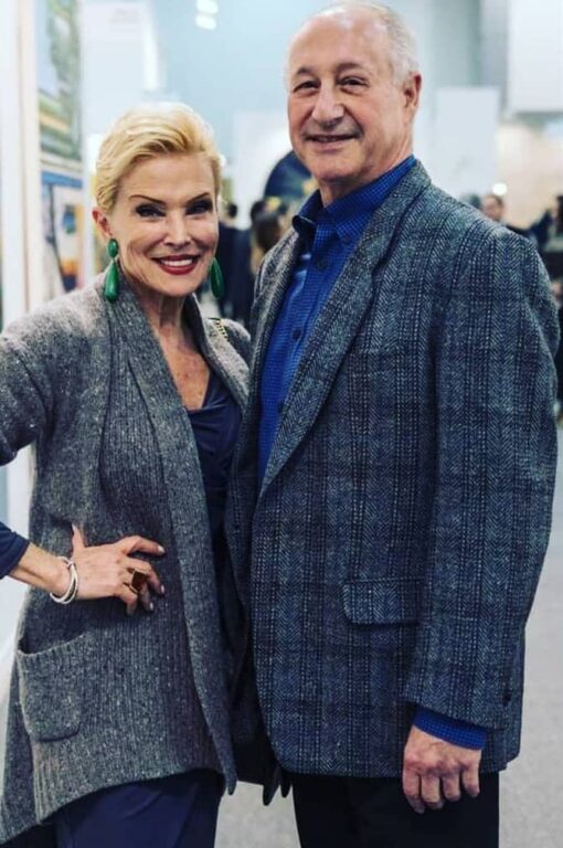 Raquel Bessudo with her husband