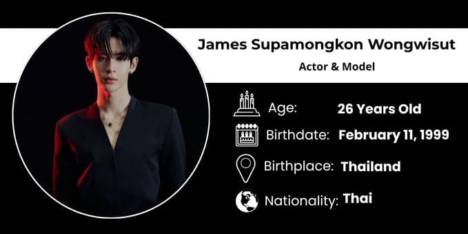 James Supamongkon Wongwisut Age, Height, Boyfriend, Net Worth, Series